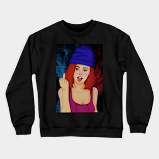 Powerful Girls Design Crewneck Sweatshirt